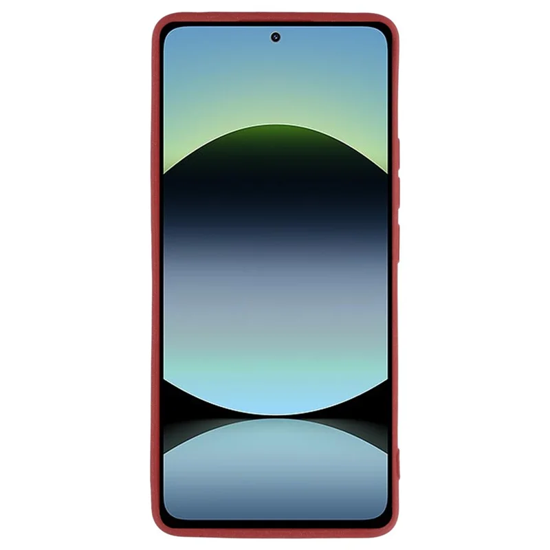 For Xiaomi Redmi Note 14 5G Case Matte TPU Non-Slip Protective Phone Cover - Wine Red