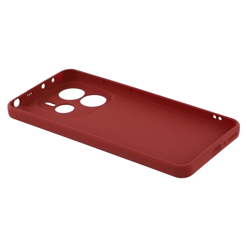 For Xiaomi Redmi Note 14 5G Case Matte TPU Non-Slip Protective Phone Cover - Wine Red