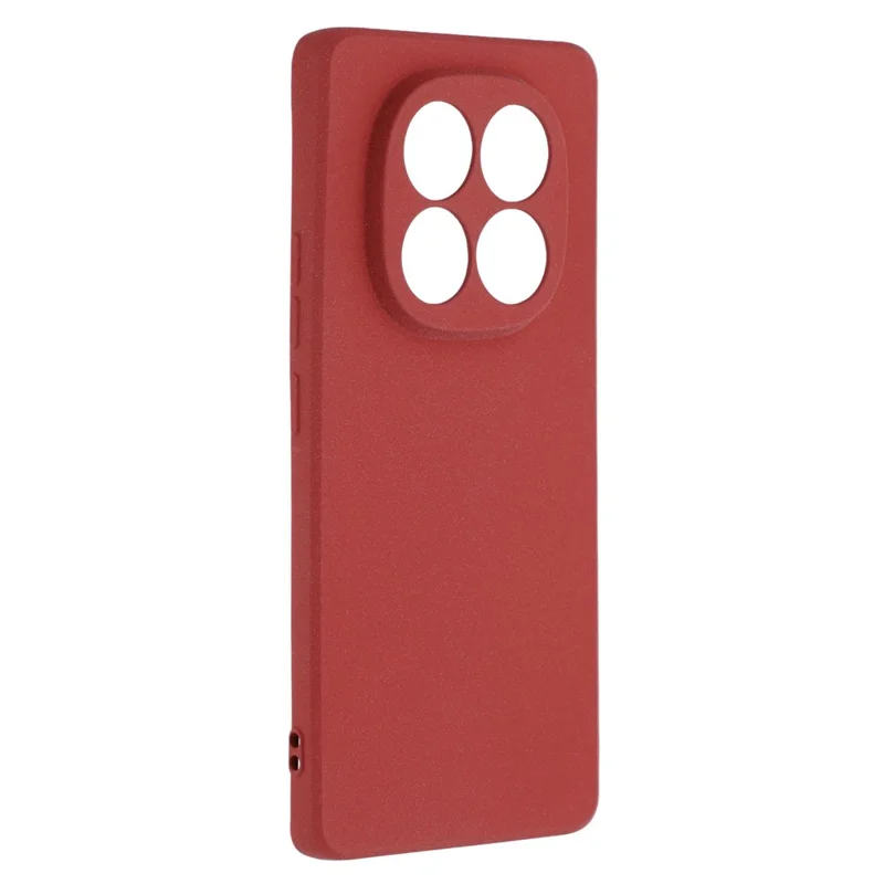 Matte Case for Xiaomi Redmi Note 14 Pro 5G / 14 Pro+ 5G TPU Non-Slip Protective Phone Cover - Wine Red