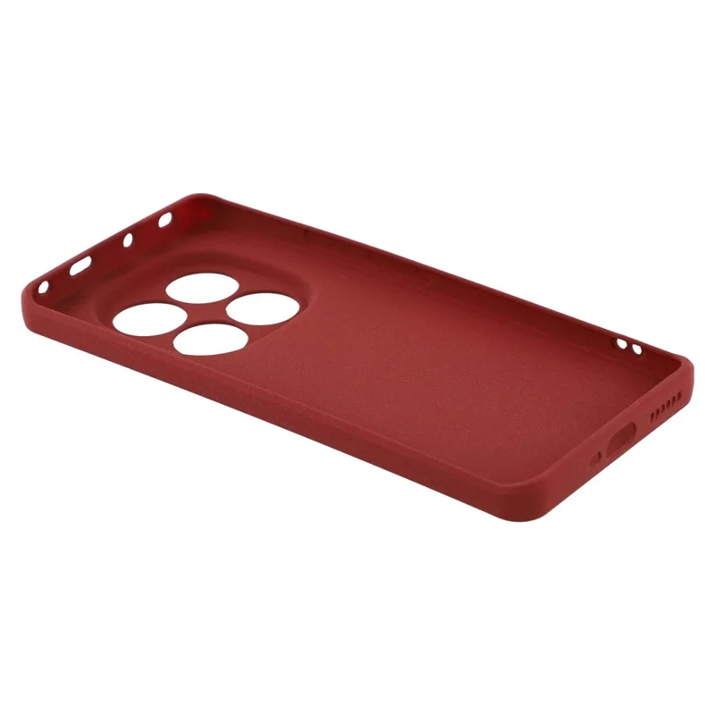 Matte Case for Xiaomi Redmi Note 14 Pro 5G / 14 Pro+ 5G TPU Non-Slip Protective Phone Cover - Wine Red