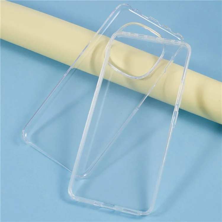 Funda para Xiaomi Redmi Note 14 Pro 4G de TPU con Marco Transparente y Parte Trasera de Acrílico, Incluye Película Protectora