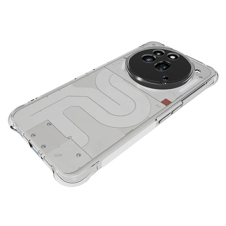 For Nothing Phone (3a) Pro TPU Phone Case Non Slip Transparent Mobile Phone Cover