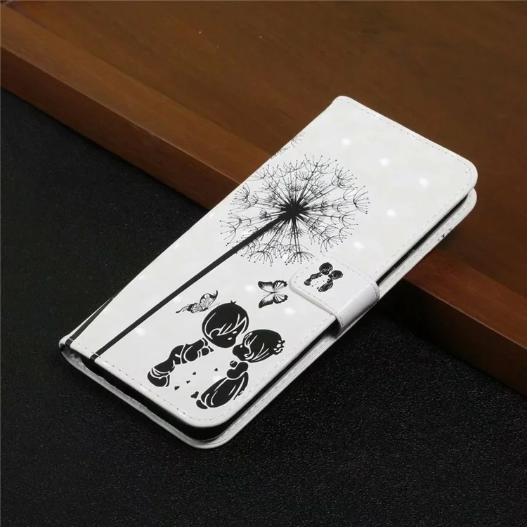 Funda para Google Pixel 9a con Diseño 3D Creativo de Cuero PU con Soporte - Niños y Diente de León