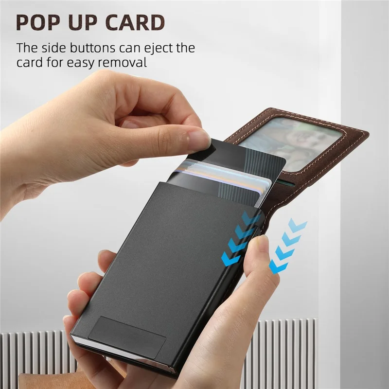 SUTENI H19 For Samsung Galaxy S25 Magnetic Case Card Holder Kickstand Litchi Texture Leather Back Cover - Black