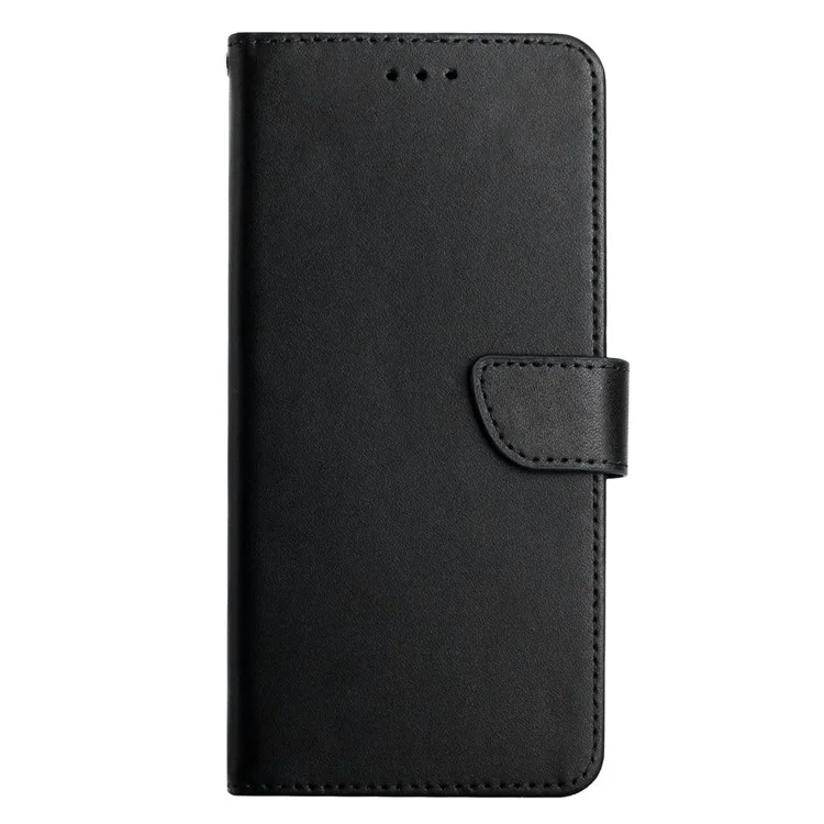 Capa 4G For Honor X8c Couro Genuíno de Vaca Textura Nappa - Preto
