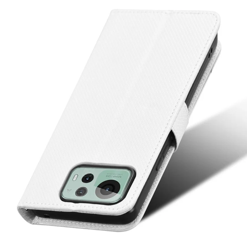 For Asus Zenfone 12 Ultra 5G Case PU Leather Diamond Texture Wallet Phone Cover - White