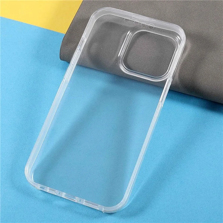 TPU 2-in-1 TPU + Acrílico Para Iphone 14 Pro, Pet Screen Protector de 360 ​​grados Protección Teléfono Cubierta