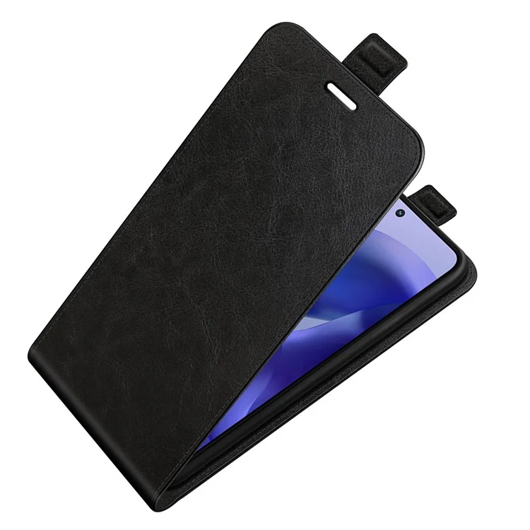 Funda para Motorola Moto G Power (2025) con ranuras para tarjetas, tapa vertical de piel - Negro