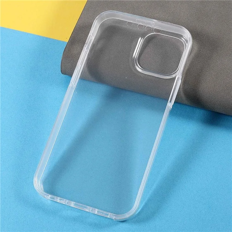Detachable 2-in-1 Phone Case for iPhone 14, PET Screen Protector + TPU + Acrylic Full Protection Shockproof Cover