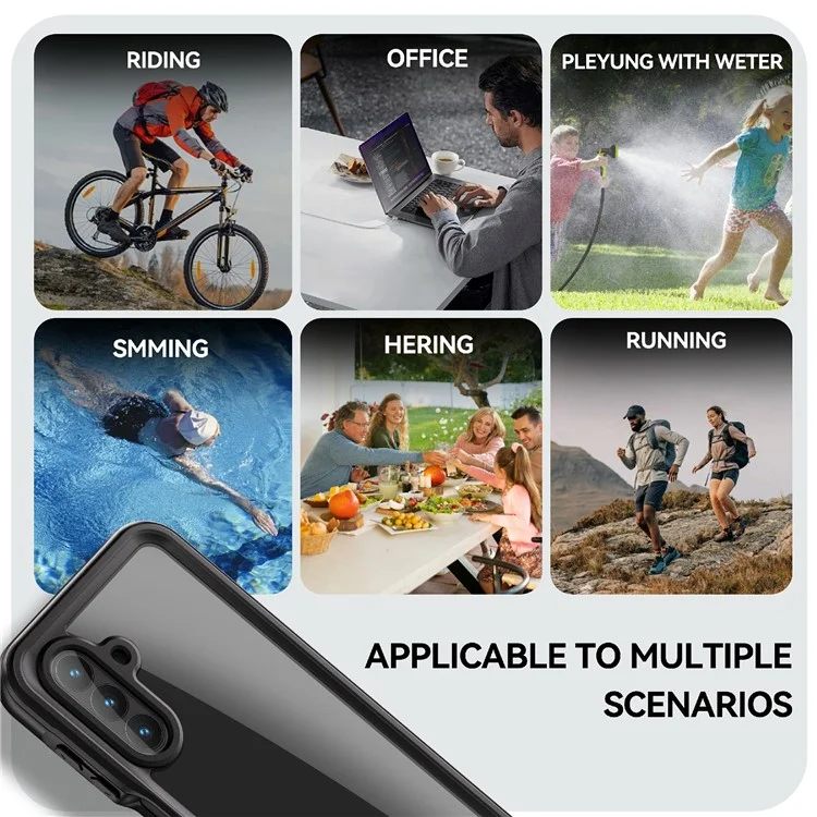 Чехол REDPEPPER A Series для Samsung Galaxy A26 5G, IP68, прозрачный, водонепроницаемый
