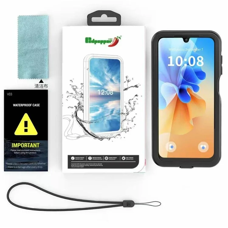 Чехол REDPEPPER A Series для Samsung Galaxy A26 5G, IP68, прозрачный, водонепроницаемый