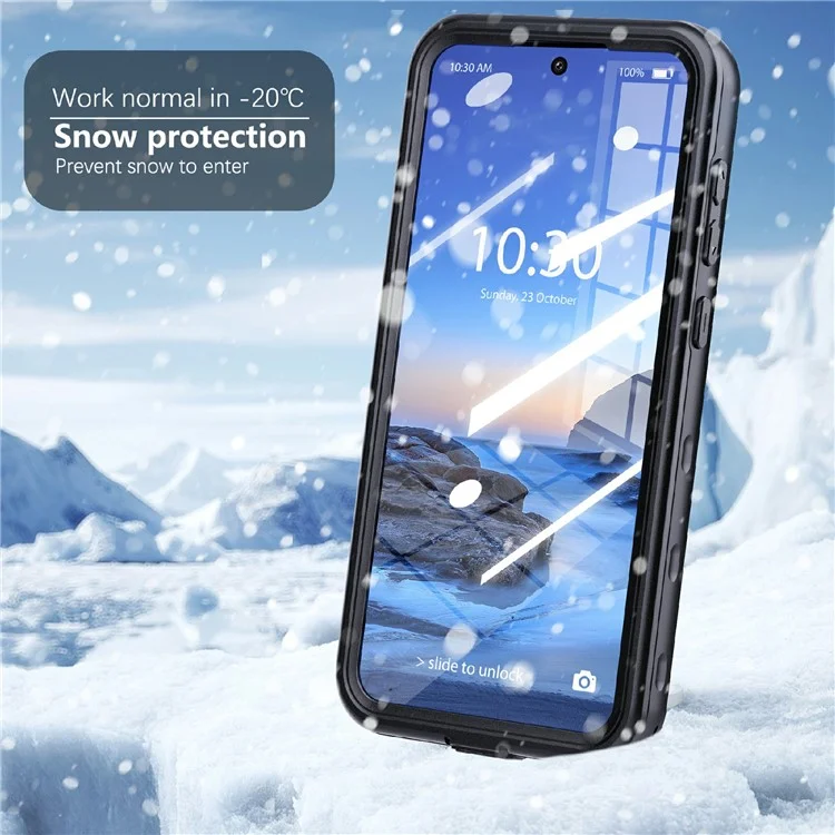 REDPEPPER Série A para Samsung Galaxy A36 5G Capa de telefone à prova d'água com parte traseira transparente IP68