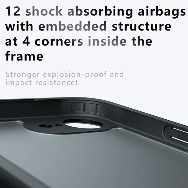 For iPhone 17e / 16e Case TPU+PC Shockproof Clear Phone Cover