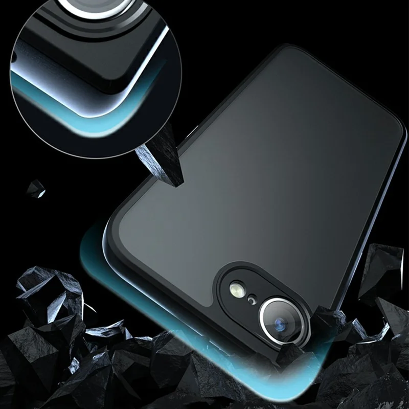 For iPhone 17e / 16e Case TPU+PC Shockproof Clear Phone Cover