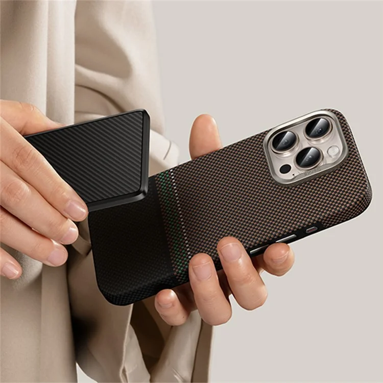 BENKS For iPhone 16 Pro Max Case Compatible with Magsafe Kevlar Aramid Fiber Magnetic Phone Cover