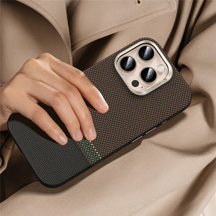 BENKS For iPhone 16 Pro Max Case Compatible with Magsafe Kevlar Aramid Fiber Magnetic Phone Cover