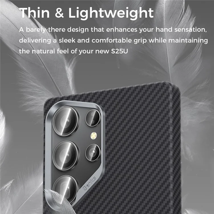 BENKS For Samsung Galaxy S25 Ultra Magnetic Case 600D Kevlar Aramid Fiber Phone Cover