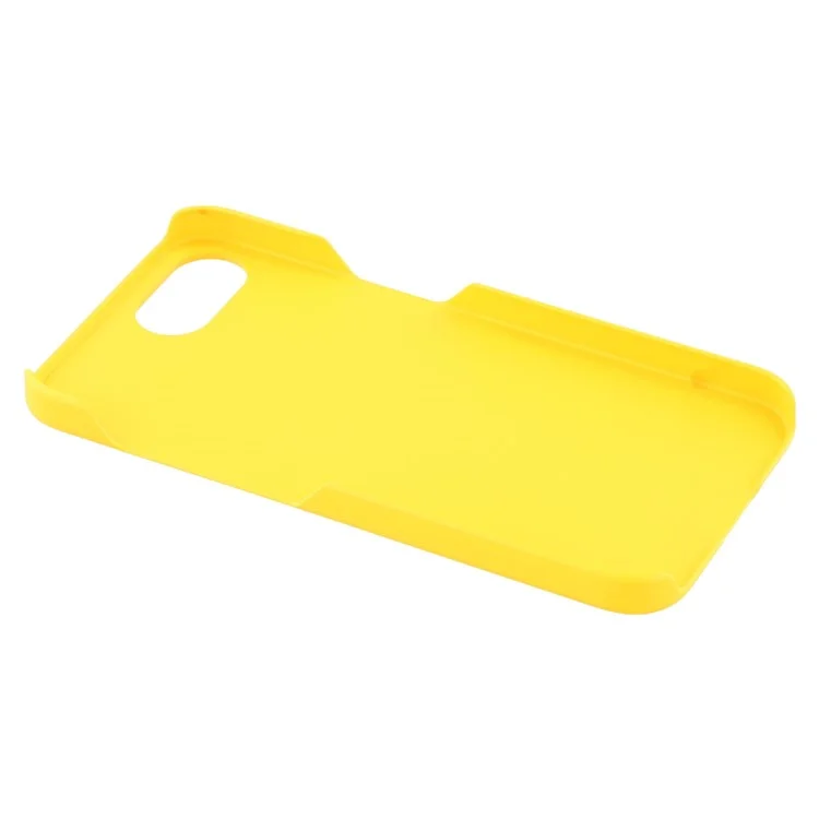 iPhone 16e Hülle Hart PC Stoßfest Gefrostetes Minimalistisches Handycover - Gelb