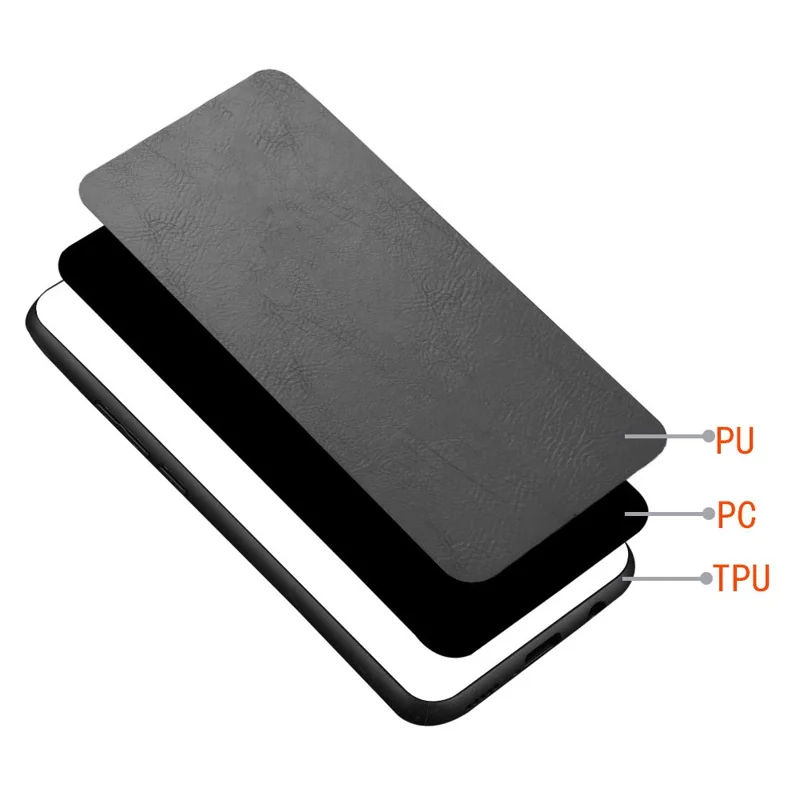 For Xiaomi Redmi K80 Pro Champion Edition Case Cowhide Texture Leather + TPU + PC Phone Cover Stitching Line - Black
