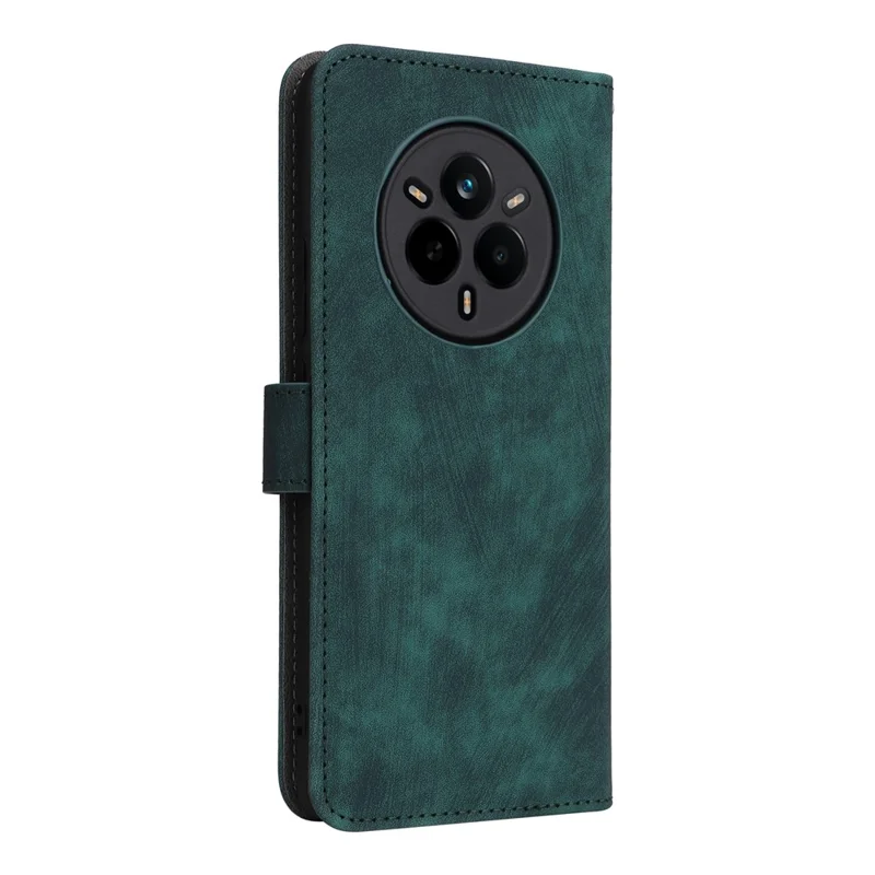 For Realme 14 Pro 5G Case Wallet RFID Blocking PU Leather Cover Viewing Stand - Green