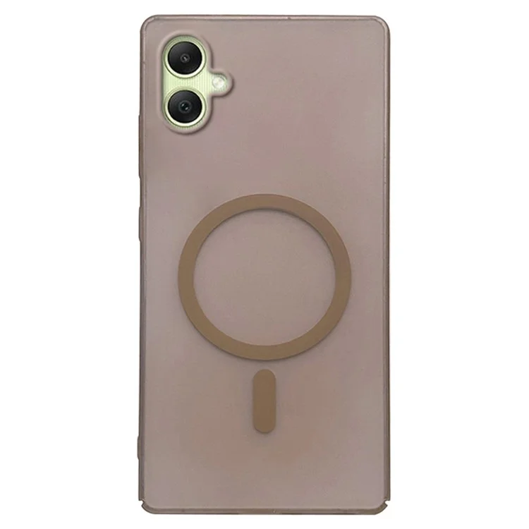 Für Samsung Galaxy A06 Magnetische Hülle, kompatibel mit MagSafe, Mattiertes PC-Telefon-Cover - Wüstengold