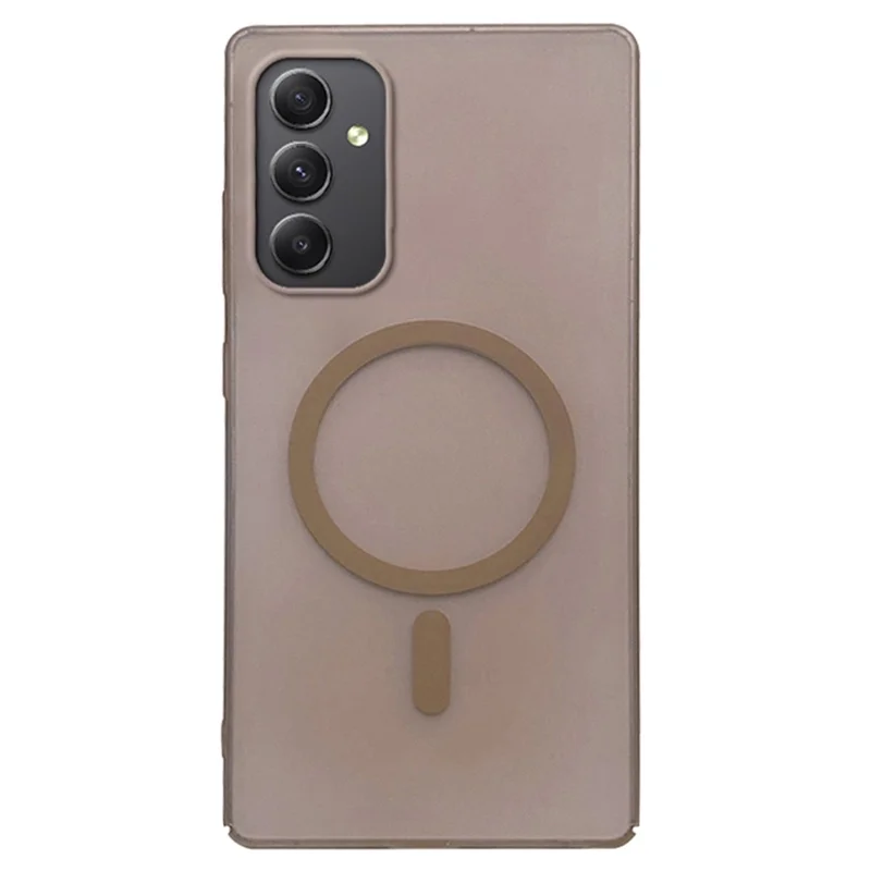 For Samsung Galaxy A35 5G Magnetic Case Compatible with MagSafe Frosted PC Phone Cover - Desert Gold