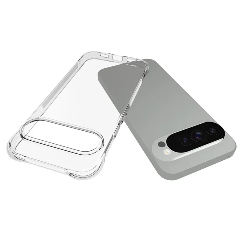 For Google Pixel 10 Pro XL Clear Case Anti-Shock TPU Phone Cover Reinforced Corners