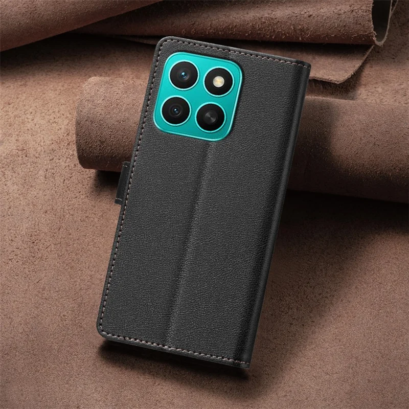 BINFEN COLOR BF32 per Honor X8c 4G Cover a Portafoglio in Pelle con Blocco RFID - Nero