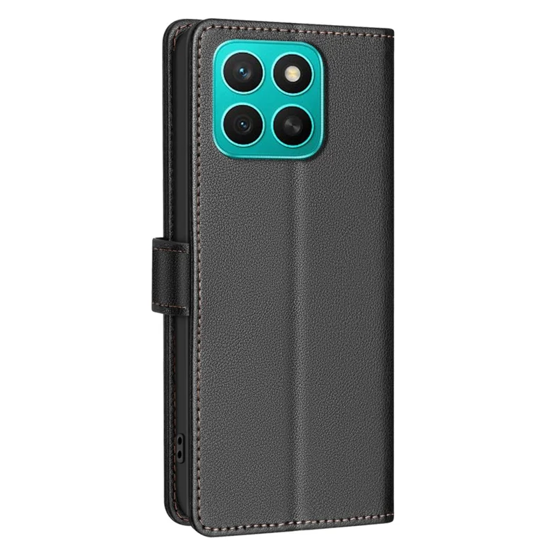 BINFEN COLOR BF32 per Honor X8c 4G Cover a Portafoglio in Pelle con Blocco RFID - Nero