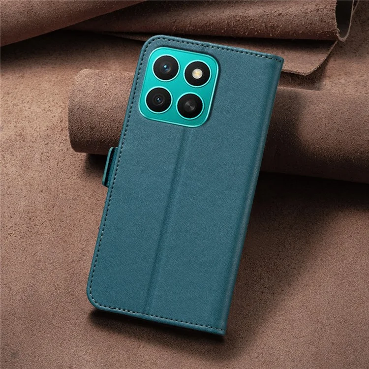 BINFEN COLOR BF31 per Honor X8c 4G Cover in Pelle PU Flip Folio Portafoglio Custodia per Telefono - Verde