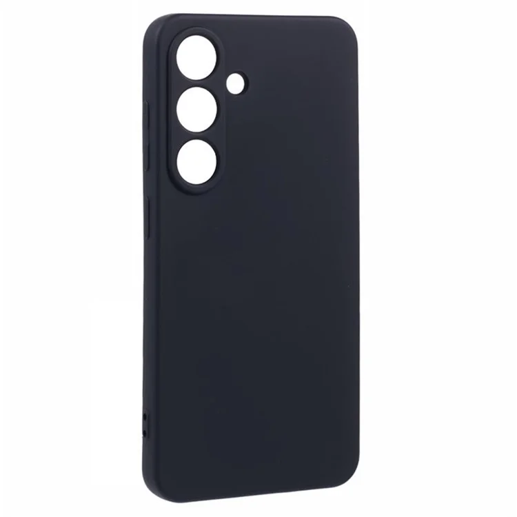 Funda WANLONFENG RB1 Serie para Samsung Galaxy S25+ con Película Protectora - Carcasa Blanda de TPU en Negro