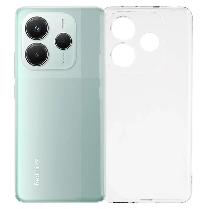 UNITHIN For Xiaomi Redmi Note 14 5G Case Ultra Thin 0.7mm Clear TPU Anti Drop Phone Cover Precise Cutouts