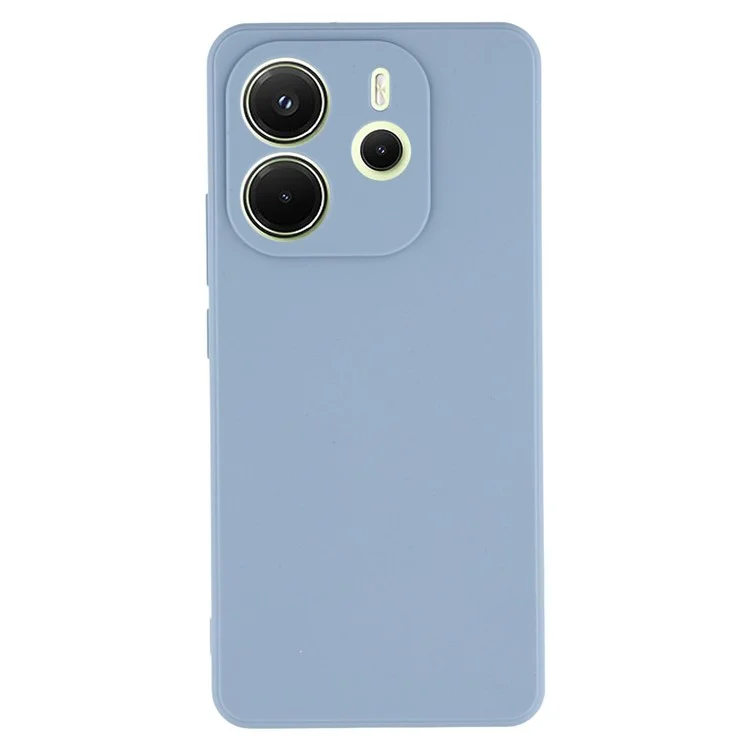 Cover per Xiaomi Redmi Note 14 4G (163,25x76,55x8,16 mm) con Ritagli Precisi e Bordi Dritti in TPU Antiurto - Grigio Lavanda