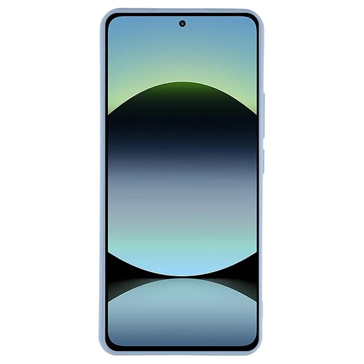 Cover per Xiaomi Redmi Note 14 4G (163,25x76,55x8,16 mm) con Ritagli Precisi e Bordi Dritti in TPU Antiurto - Grigio Lavanda