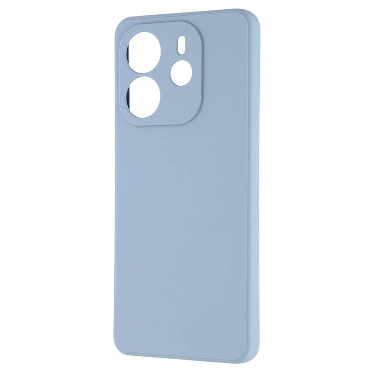 Cover per Xiaomi Redmi Note 14 4G (163,25x76,55x8,16 mm) con Ritagli Precisi e Bordi Dritti in TPU Antiurto - Grigio Lavanda