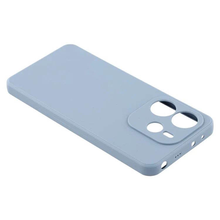 Cover per Xiaomi Redmi Note 14 4G (163,25x76,55x8,16 mm) con Ritagli Precisi e Bordi Dritti in TPU Antiurto - Grigio Lavanda