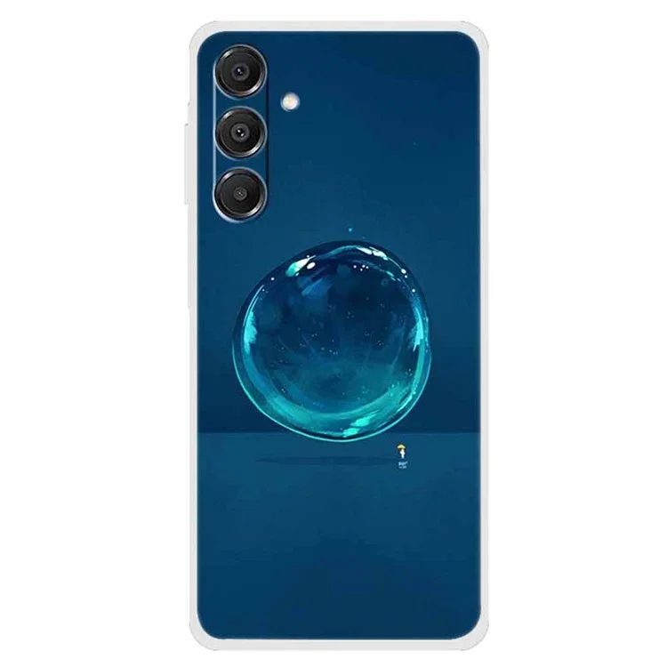 TPU Case for Samsung Galaxy A16 5G / A16 4G Pattern Printing Anti-Drop Phone Back Cover - Water