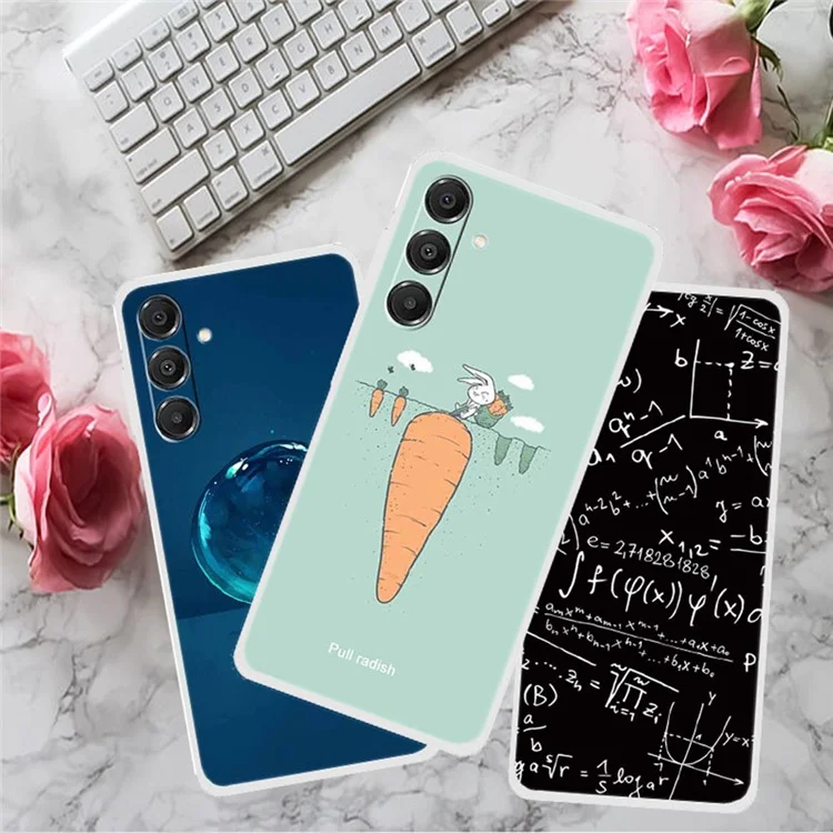 TPU Case for Samsung Galaxy A16 5G / A16 4G Pattern Printing Anti-Drop Phone Back Cover - Water
