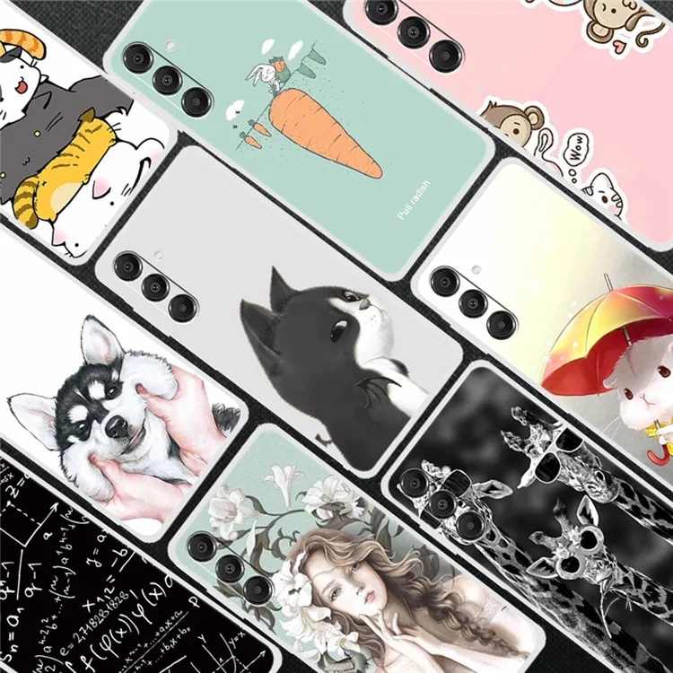 TPU Case for Samsung Galaxy A16 5G / A16 4G Pattern Printing Anti-Drop Phone Back Cover - Water