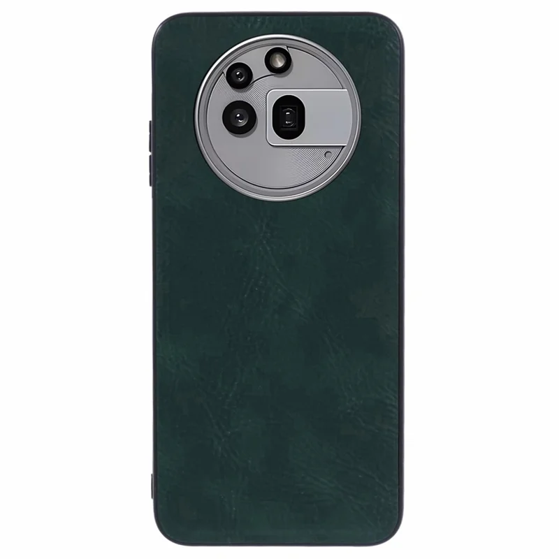 Чехол для Nothing Phone (3a) Pro в стиле ретро: кожаное покрытие ПК + ТПУ - Зеленый
