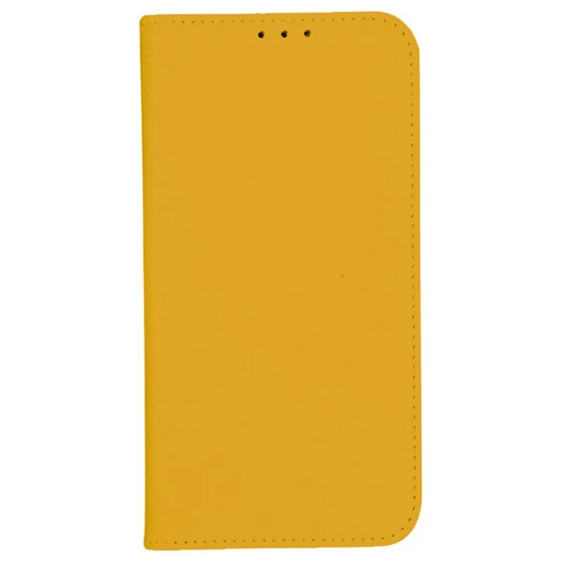 For Nothing Phone (3a) Pro Case Cross Texture Leather Phone Cover Hidden Magnetic - Yellow