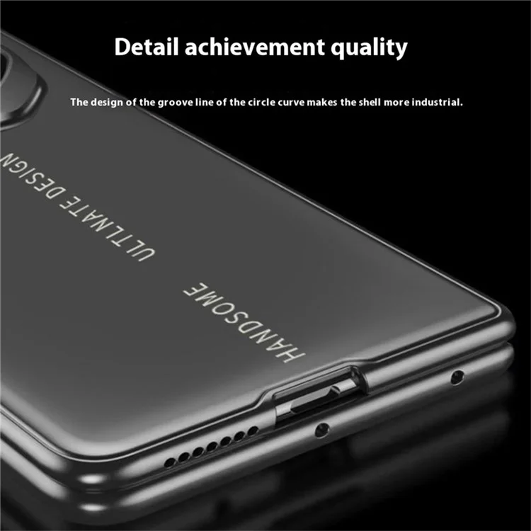 For Huawei Mate X6 Phone Case Ultra Thin Frosted Hard PC Protective Cover - Grey