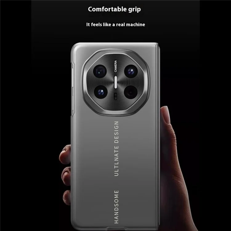 For Huawei Mate X6 Phone Case Ultra Thin Frosted Hard PC Protective Cover - Grey