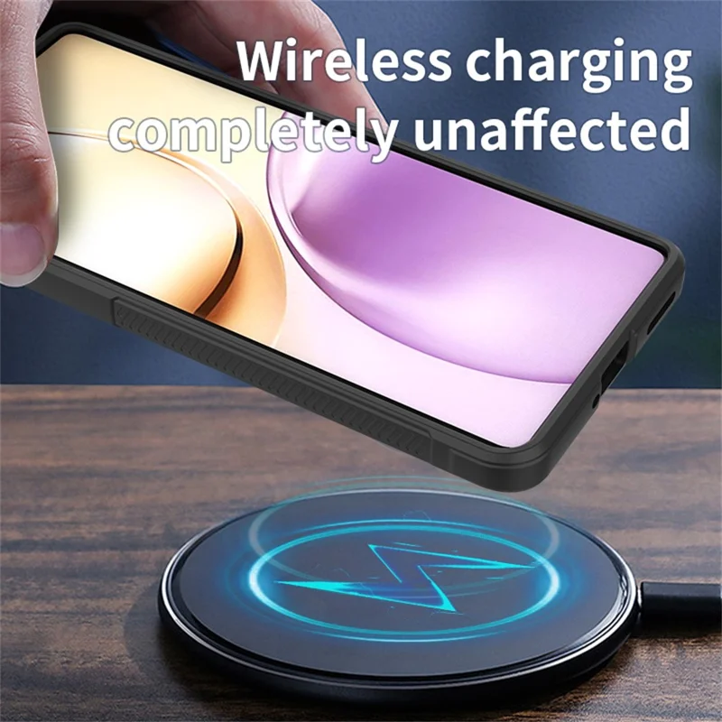 TPU-hoesje voor Realme 14 Pro 5G, anti-val, zacht, robuust telefoonhoesje van TPU - Zwart