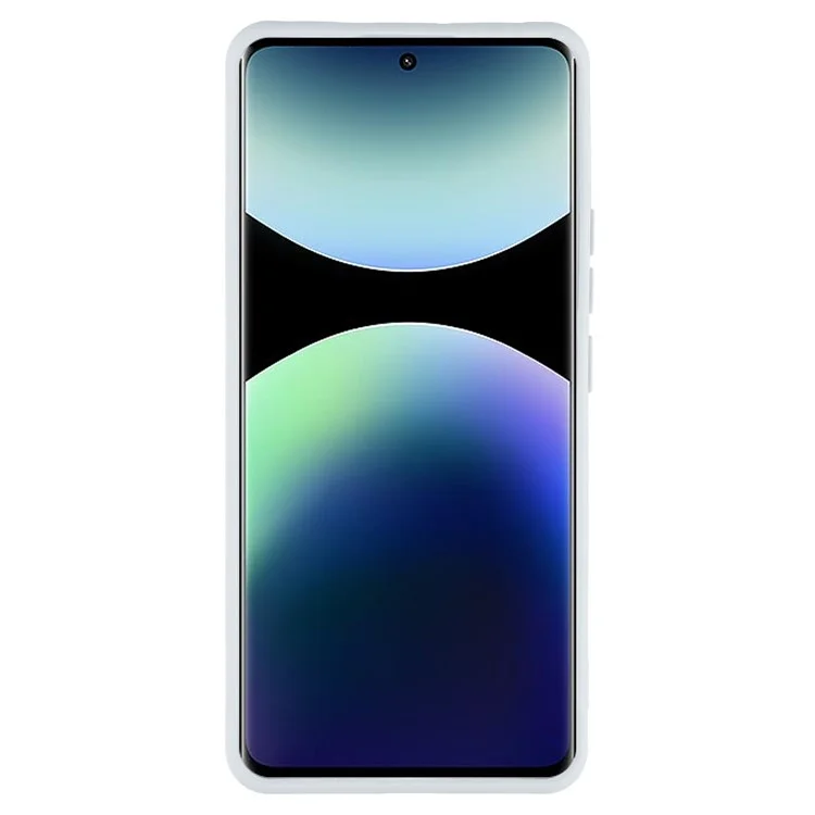 Funda para teléfono Xiaomi Redmi Note 14 Pro+ 5G TPU + Cubierta trasera transparente de acrílico - Gris