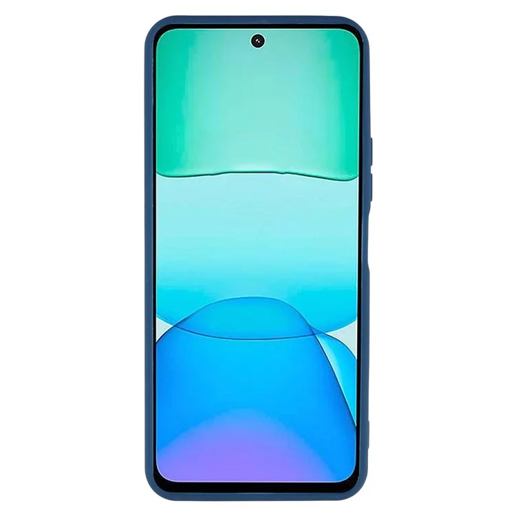 Cover posteriore trasparente in TPU + Acrilico per Xiaomi Redmi 13 4G / 5G / Note 13R 5G / Poco M6 4G / M6 Plus 5G - Zaffiro