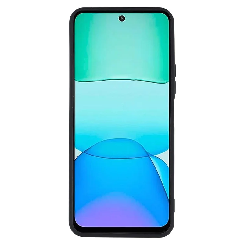 Phone Case For Xiaomi Redmi 13 4G / 5G / Note 13R 5G / Poco M6 4G TPU + Acrylic Clear Back Cover - Black