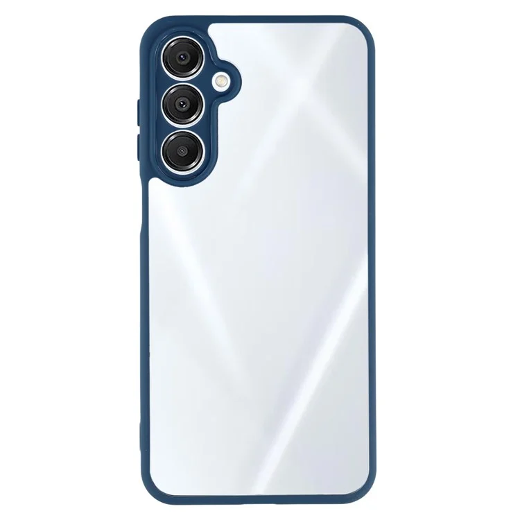 For Samsung Galaxy A16 4G / 5G Phone Case TPU + Acrylic Clear Back Cover - Sapphire