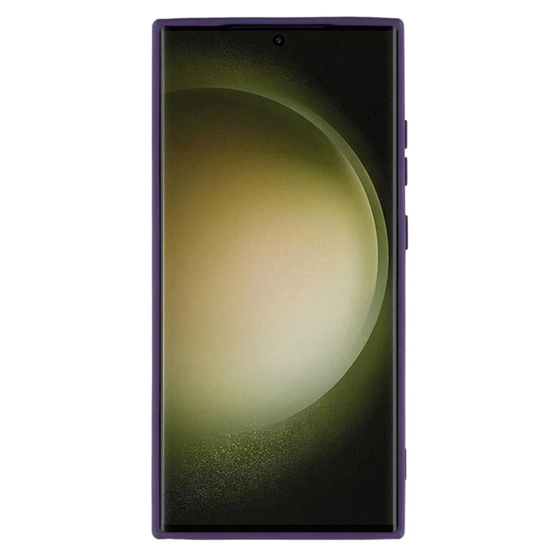 Чехол для Samsung Galaxy S23 Ultra, TPU + акриловая прозрачная задняя крышка - Фиолетовый