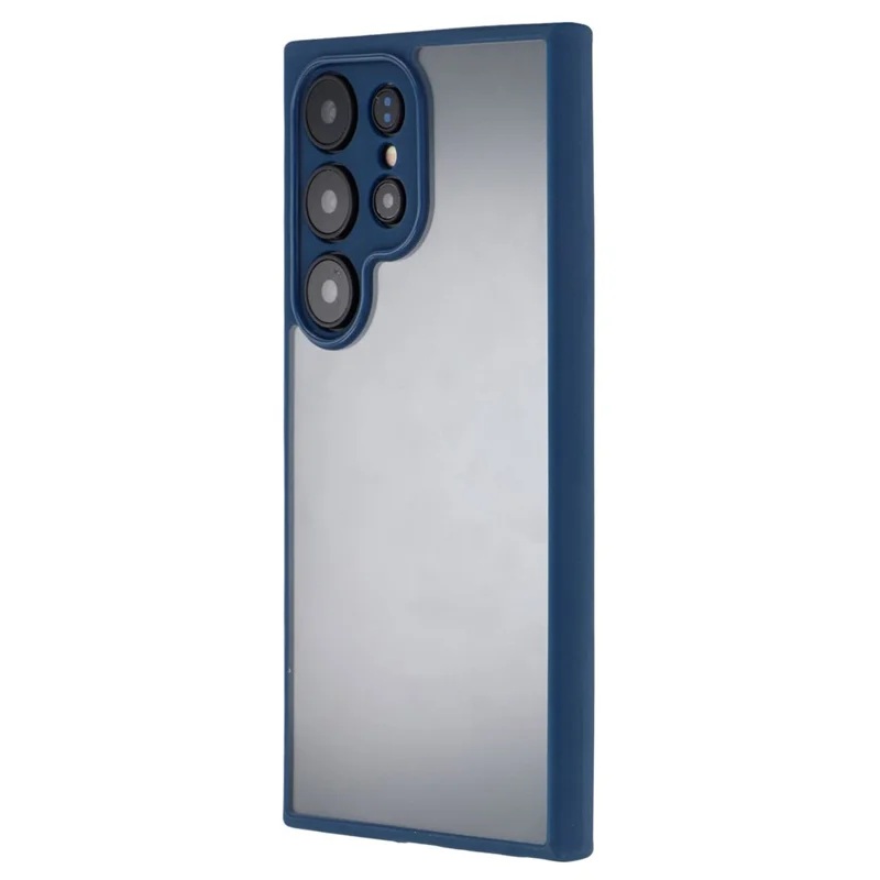 For Samsung Galaxy S23 Ultra Phone Case TPU + Acrylic Clear Back Cover - Sapphire